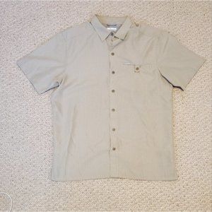 Columbia Men's Short Sleeve Button Down Shirt Lightweight Size Medium M